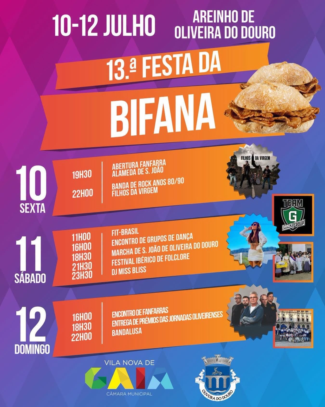 Cartaz de 13.ª Festa da Bifana