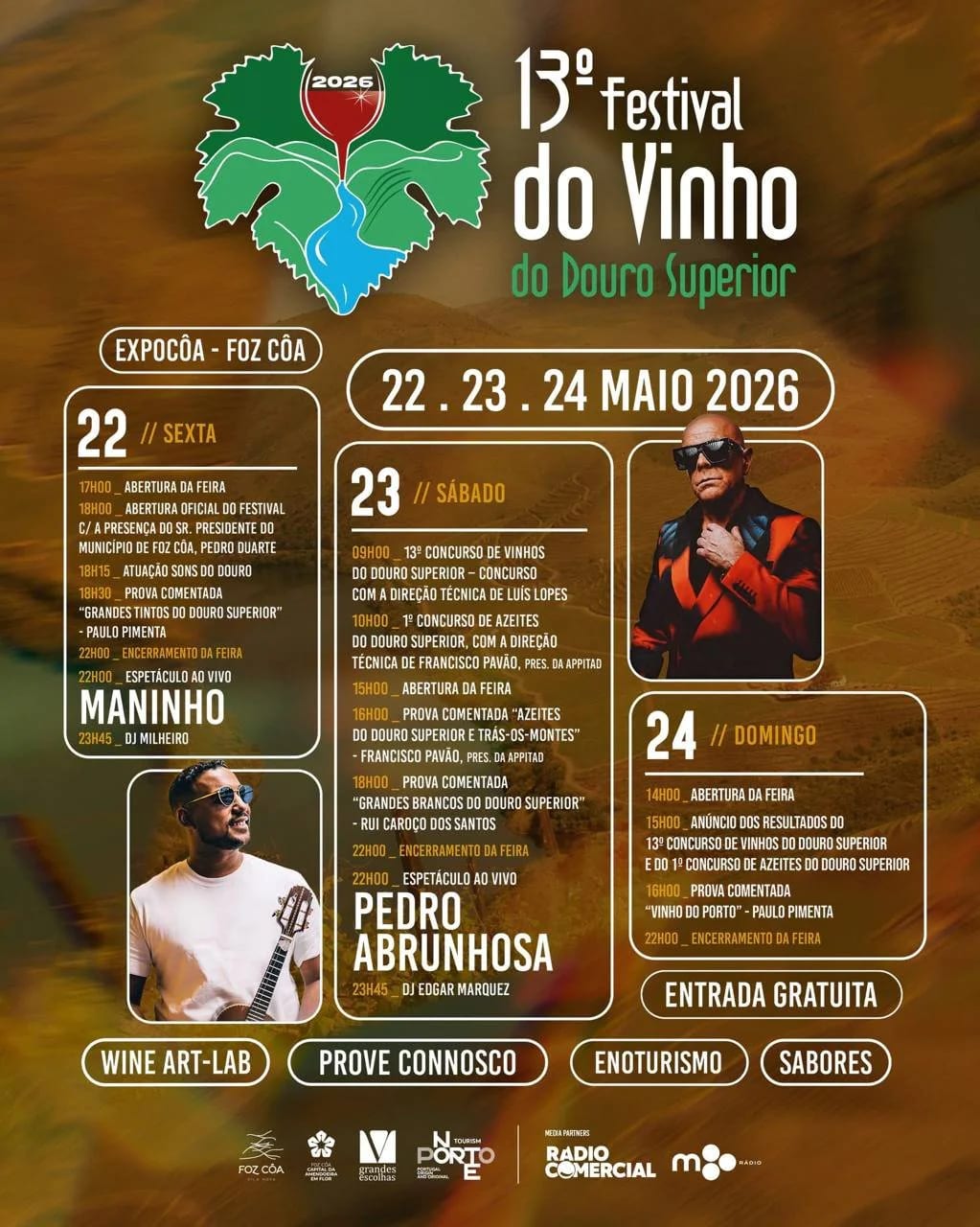 Cartaz de 13.º Festival do Vinho 2026