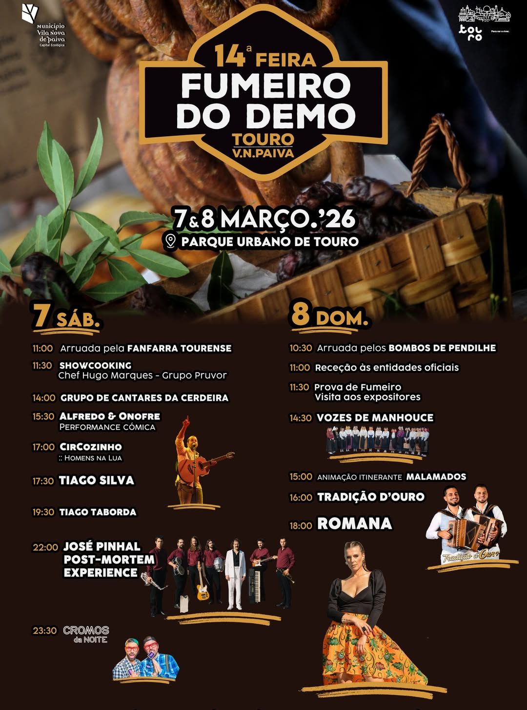 Cartaz de 14.ª Feira do Fumeiro do Demo