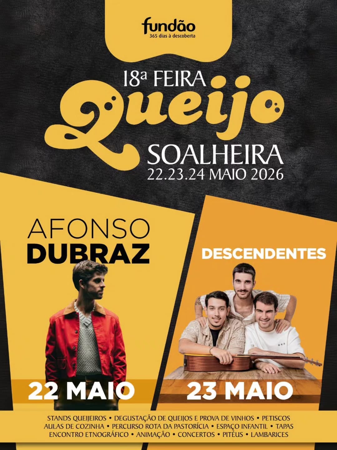 Cartaz de 18ª Feira do Queijo