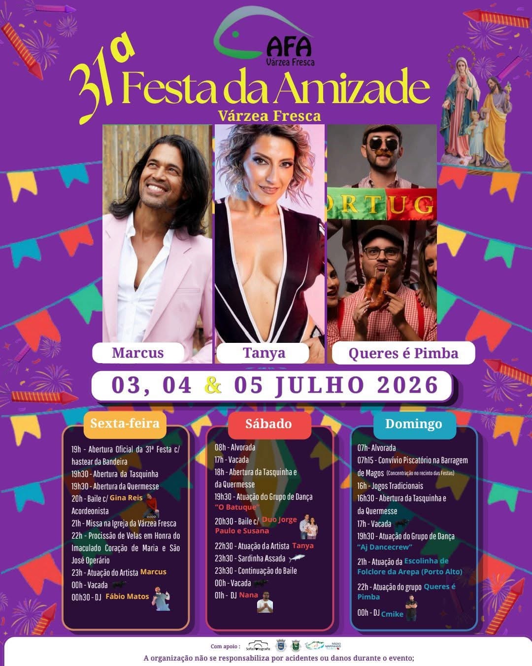 Cartaz de 31ª Festa da Amizade