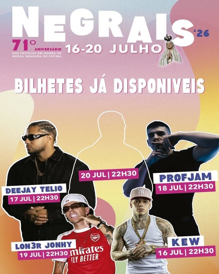 Cartaz de 71.º Aniversário dos Festejos em Honra de N.ª Sr.ª de Fátima