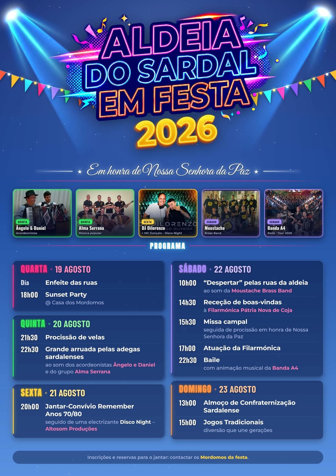 Cartaz de Aldeia do Sardal em Festa