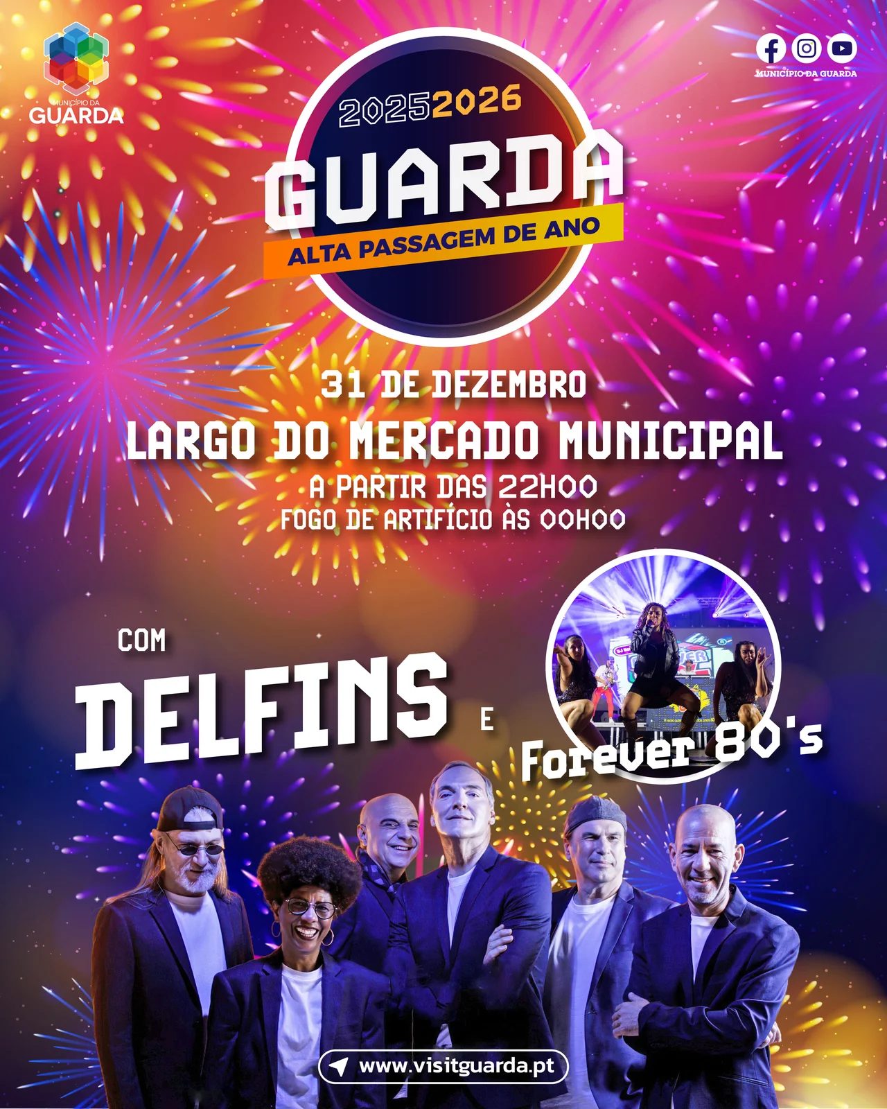 Cartaz de Alta Passagem de Ano 2025/2026 - Guarda