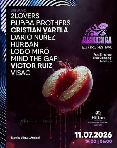 Cartaz de Ameixial Elektro Festival