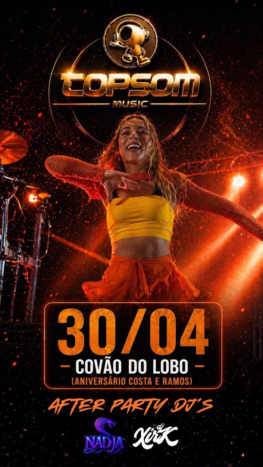 Cartaz de Aniversário Costa & Ramos