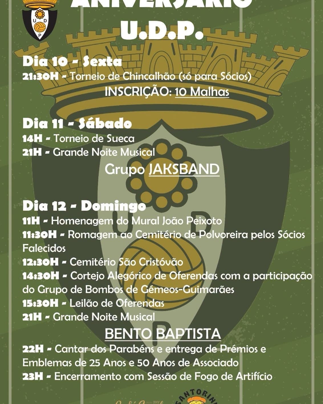 Cartaz de Aniversário U.D.P.