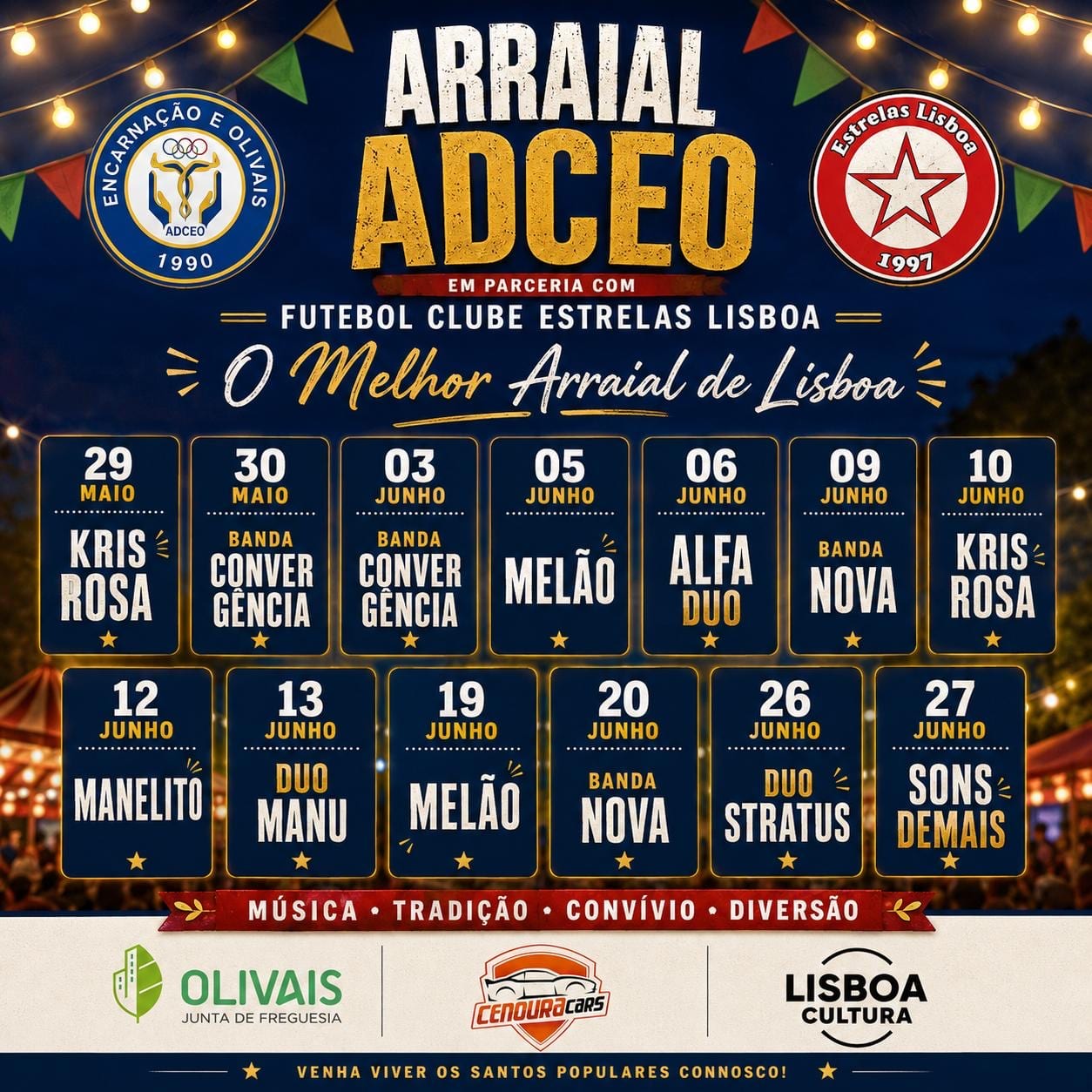 Cartaz de Arraial ADCEO