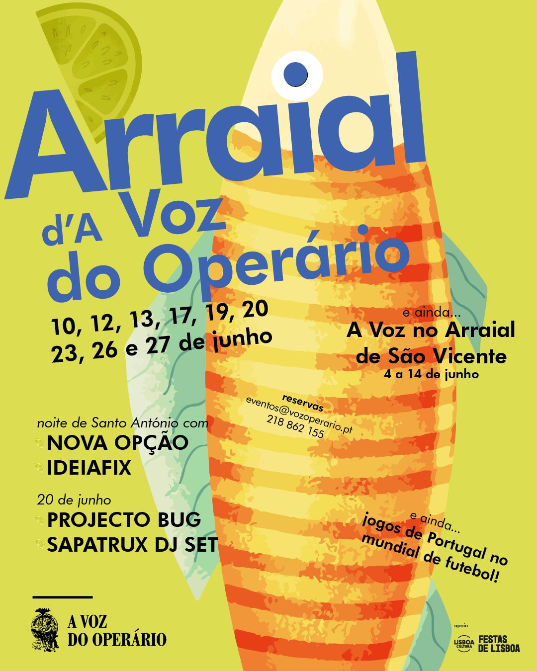Cartaz de Arraial d'A Voz do Operário