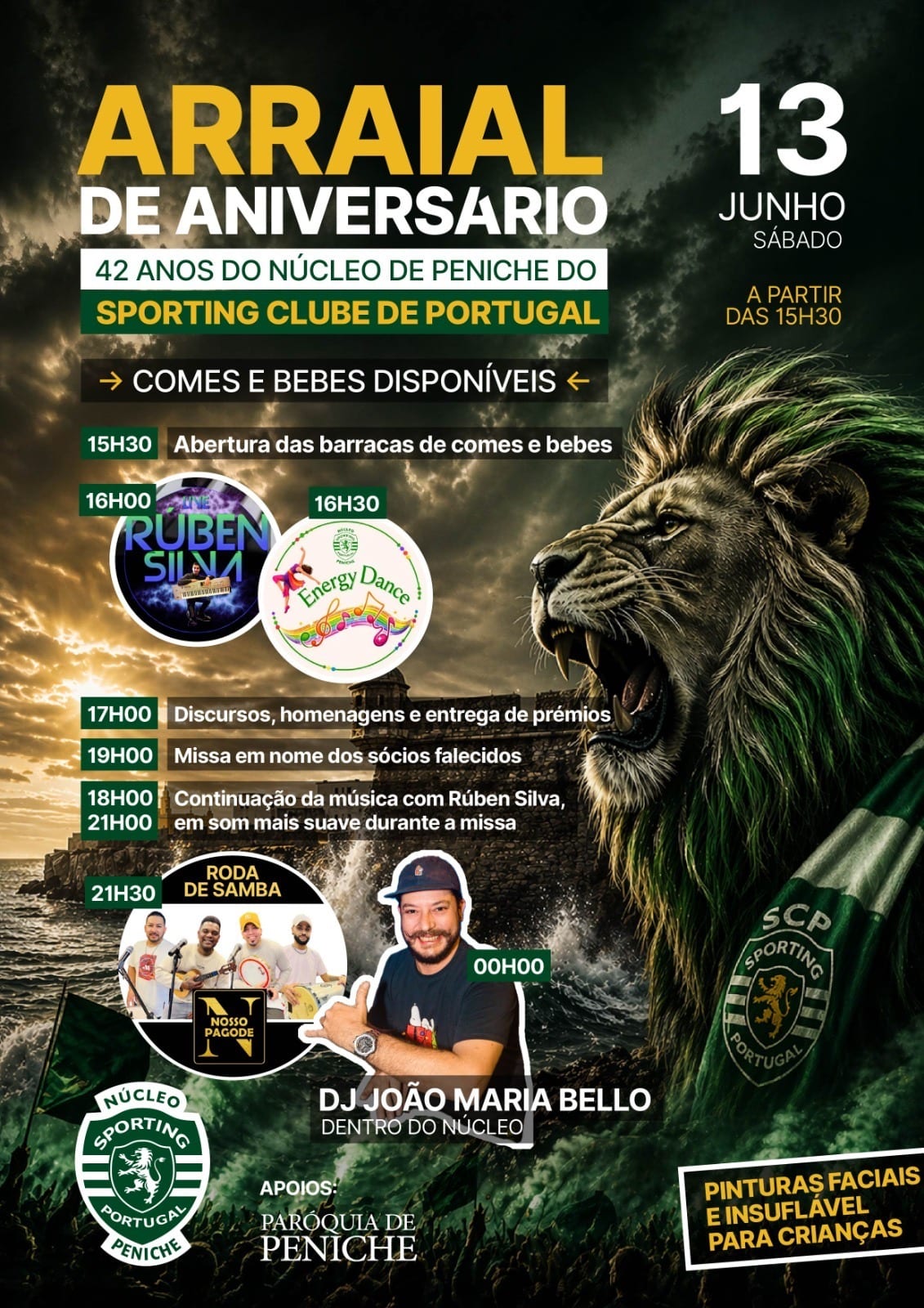 Cartaz de Arraial de Aniversário