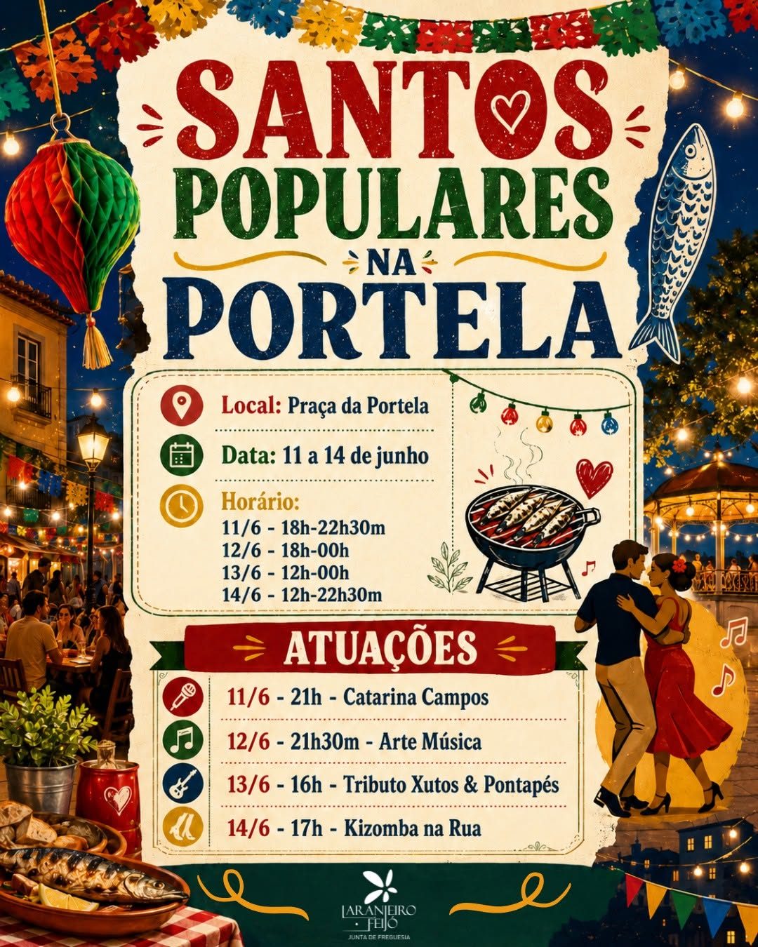 Cartaz de Arraial do Laranjeiro