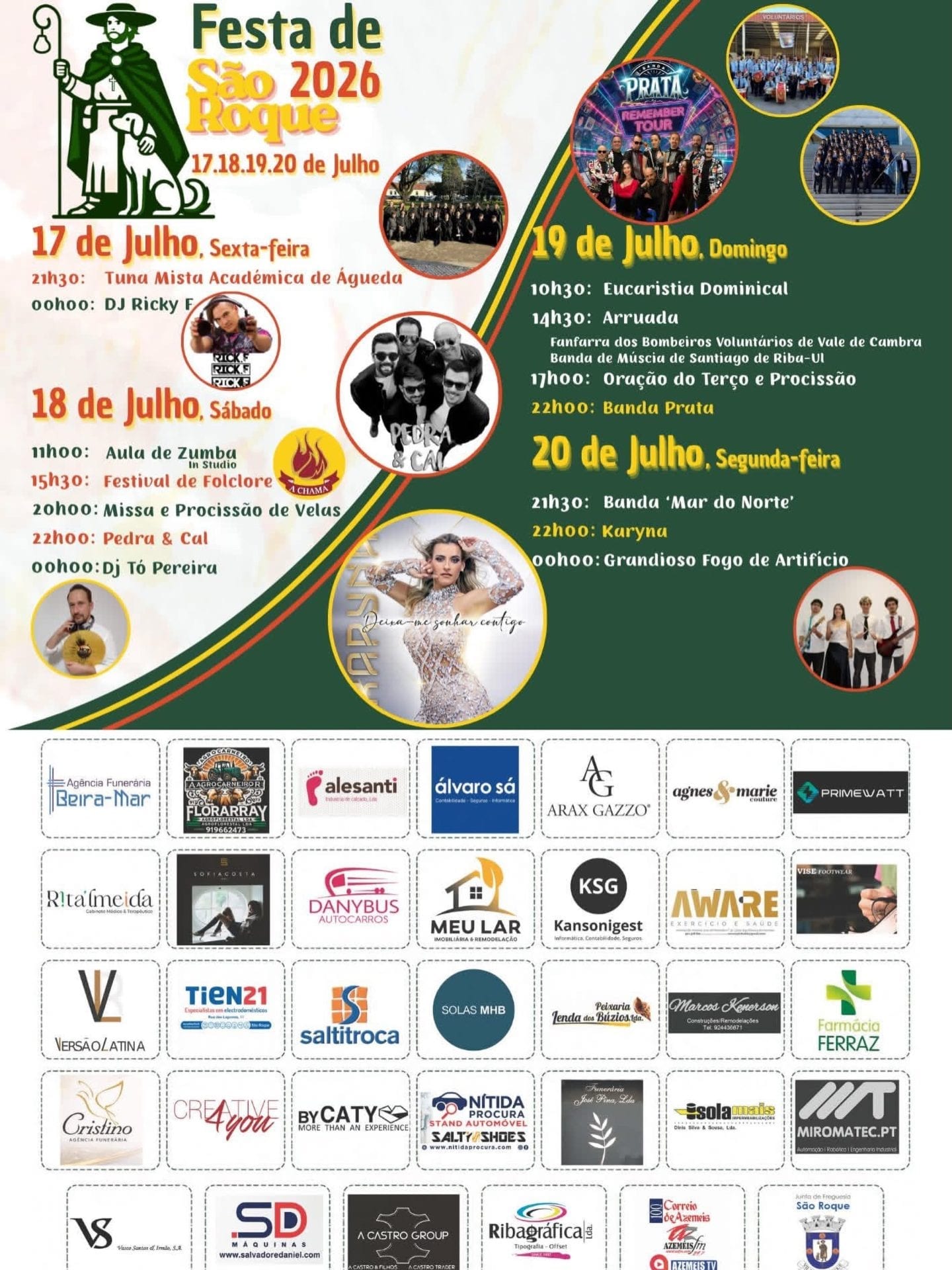 Cartaz de Festa de São Roque