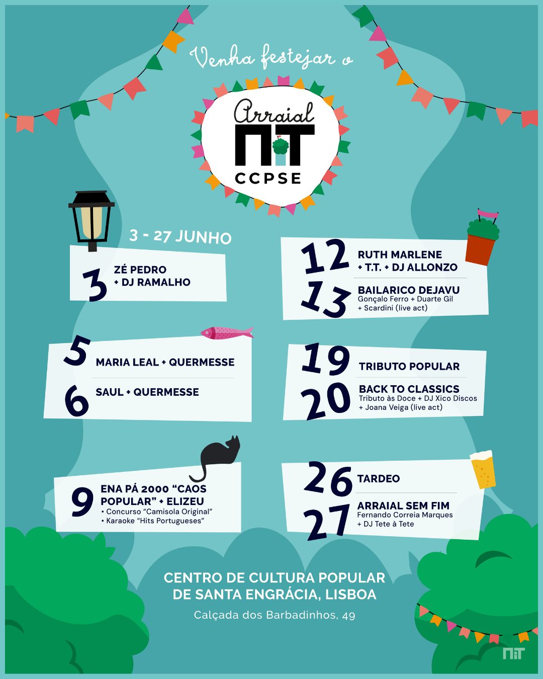 Cartaz de Arraial NIT CCPSE