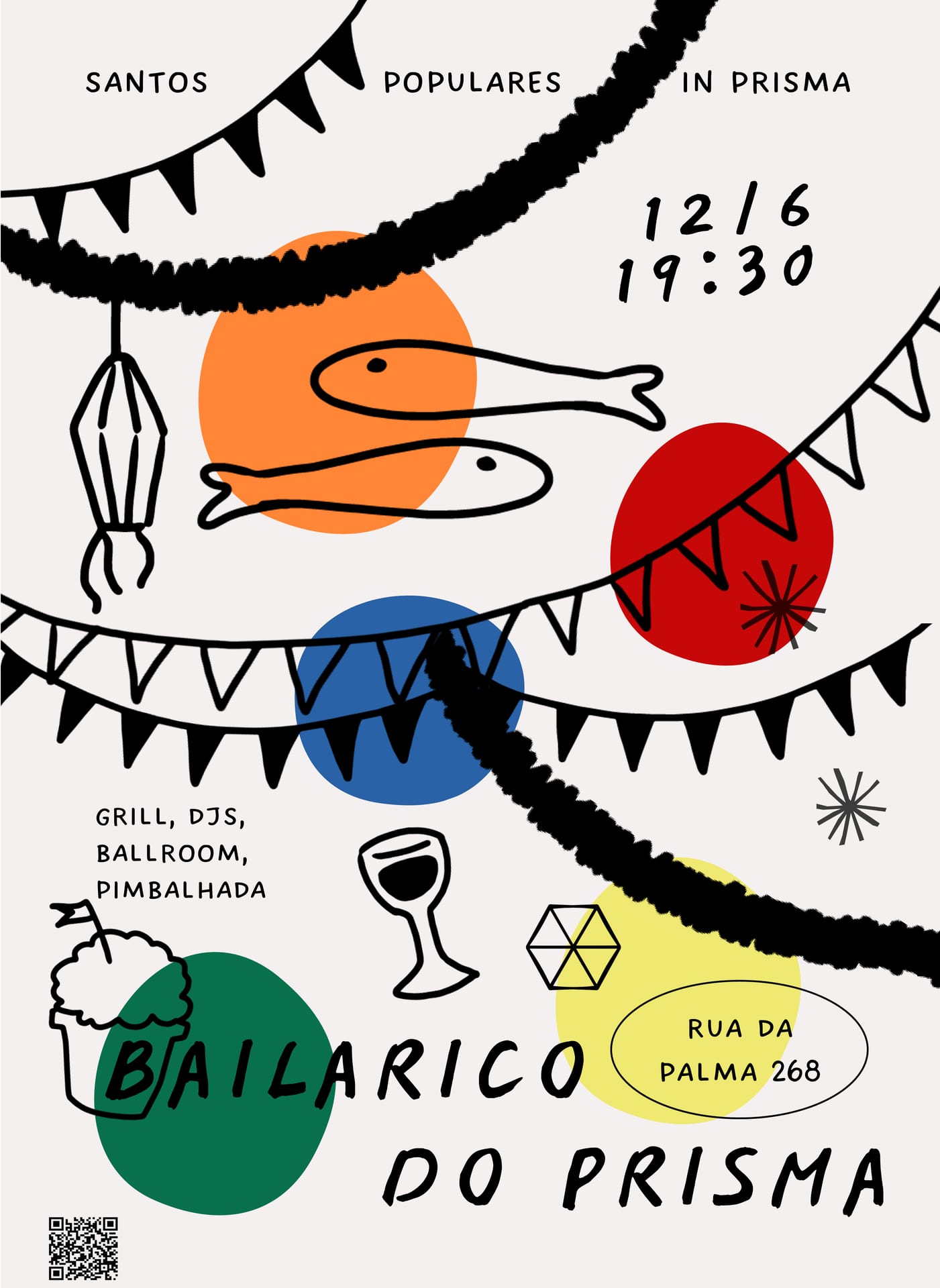 Cartaz de Bailarico do Prisma
