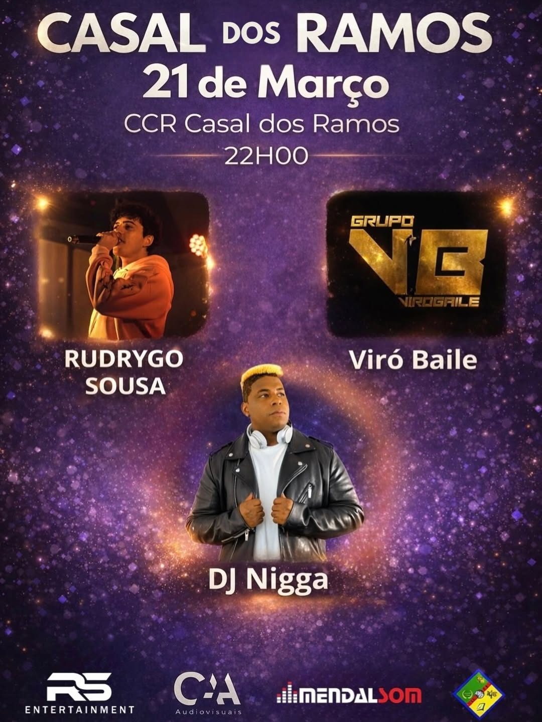 Cartaz de Baile Casal dos Ramos