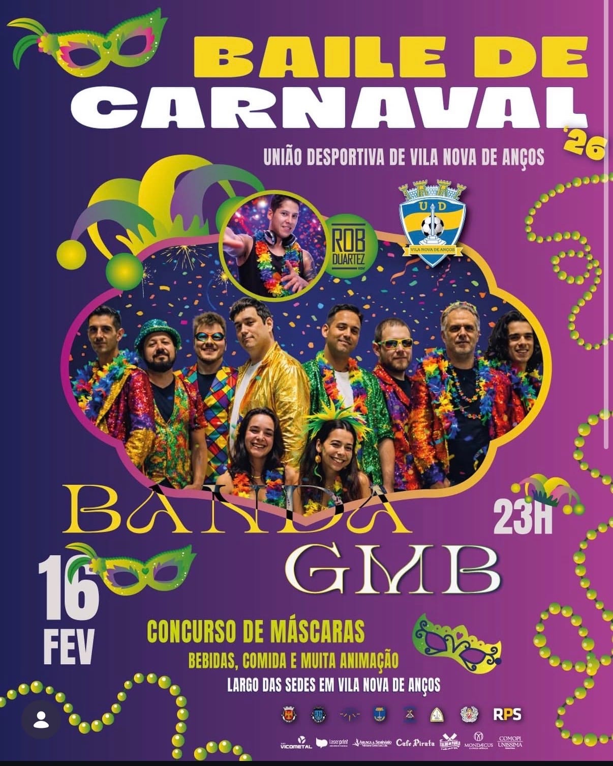 Cartaz de Baile de Carnaval