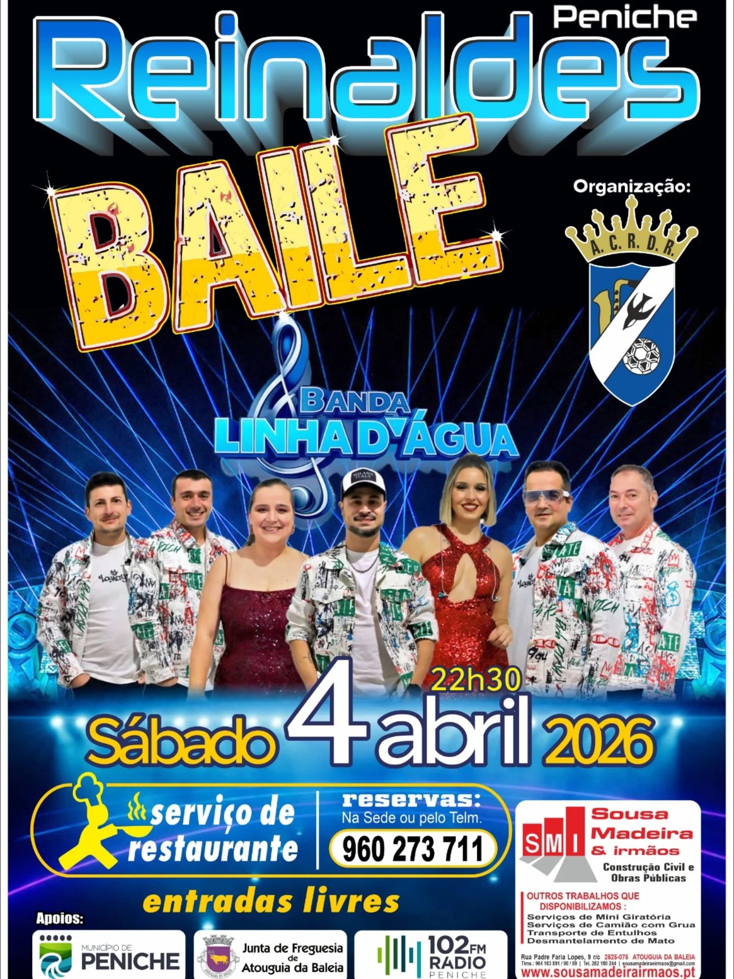 Cartaz de Baile em Reinaldes