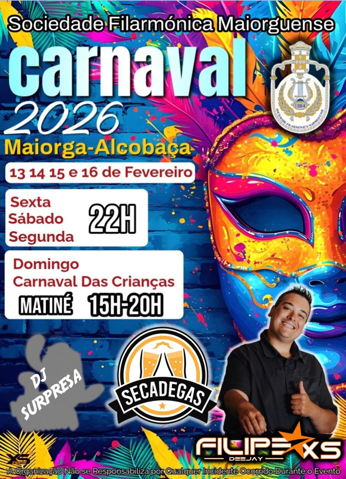 Cartaz de Carnaval da Maiorga