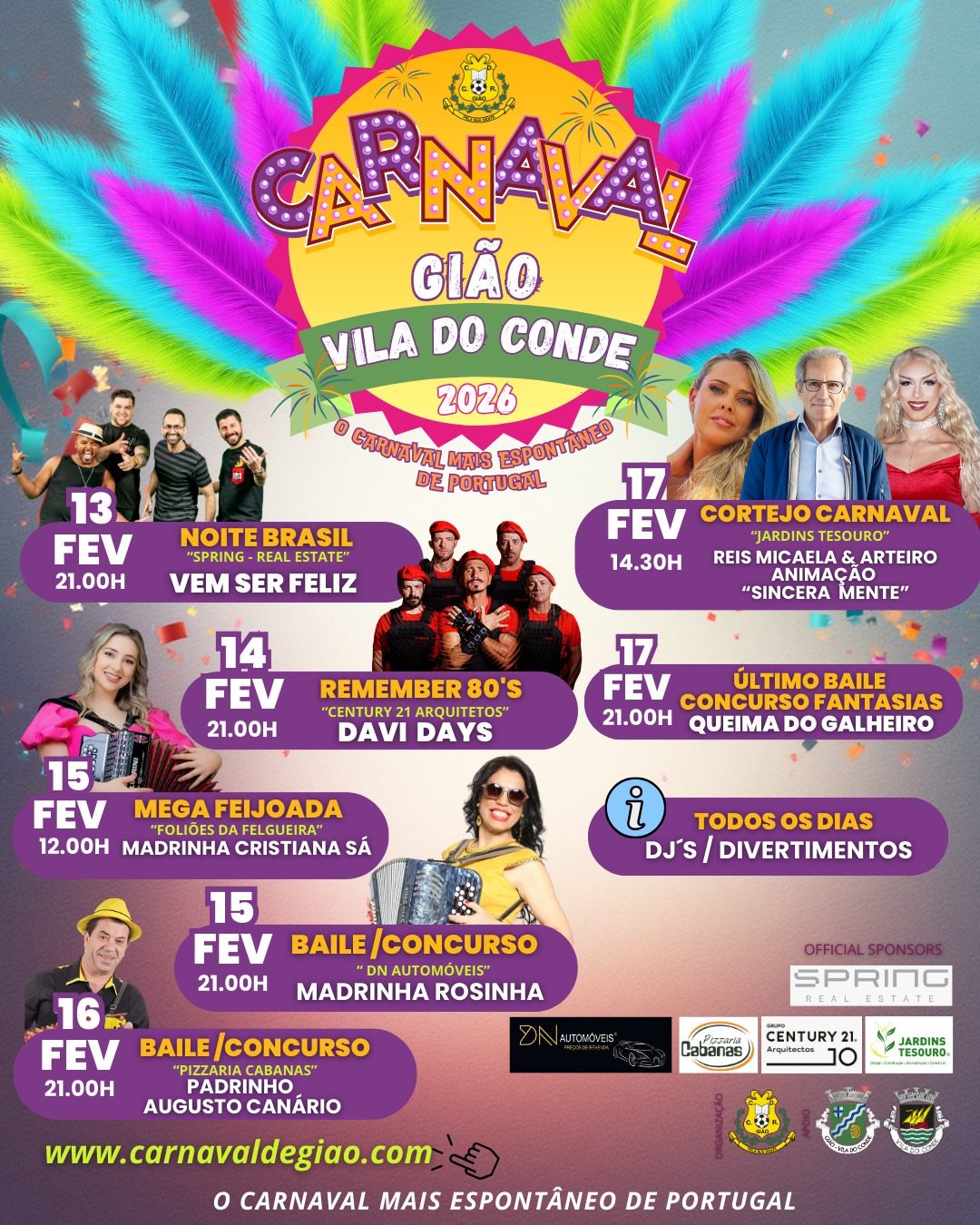 Cartaz de Carnaval de Gião