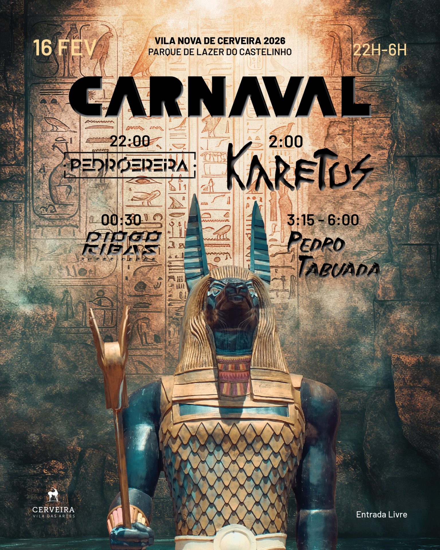 Cartaz de Carnaval de Vila Nova de Cerveira