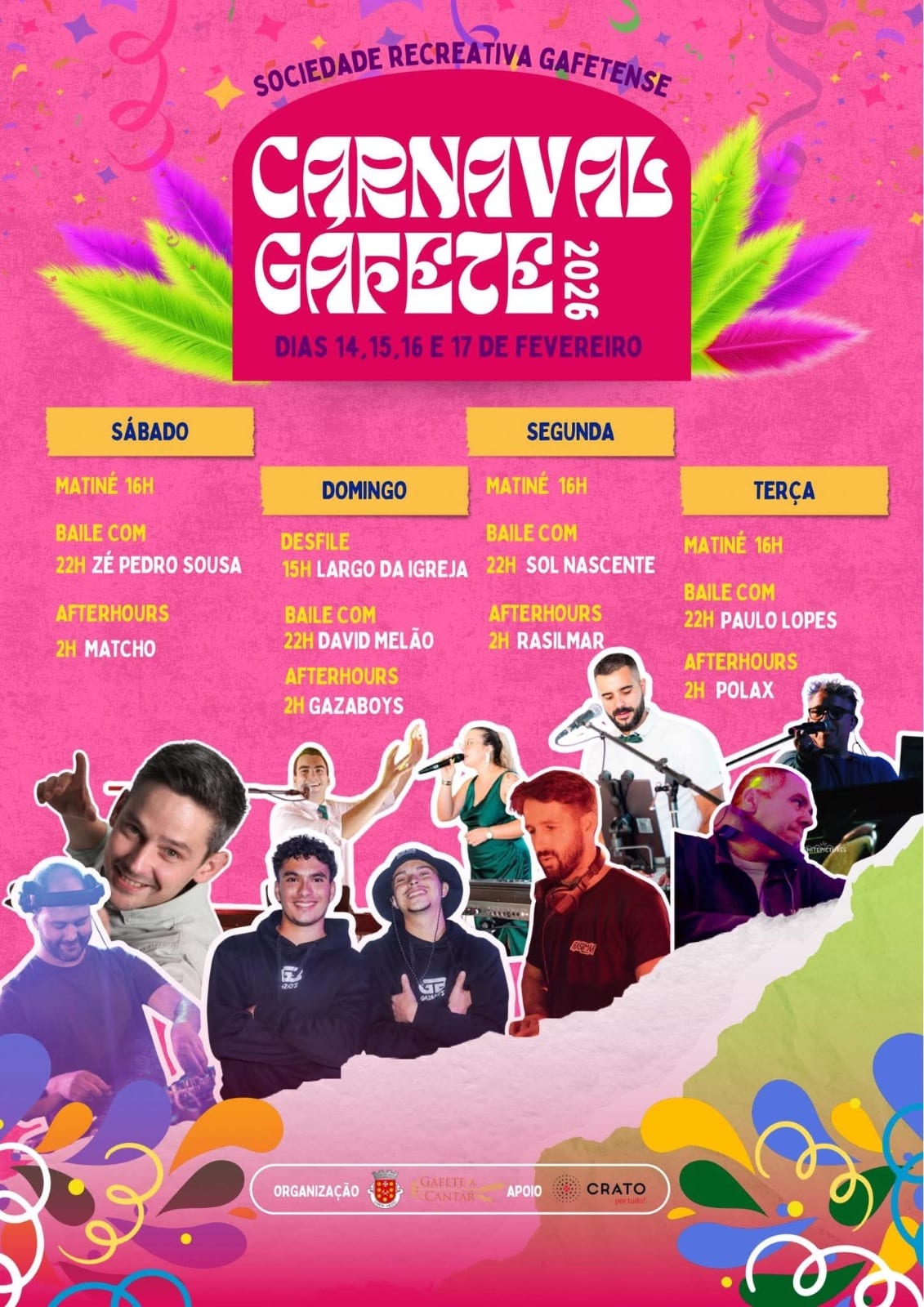 Cartaz de Carnaval Gáfete