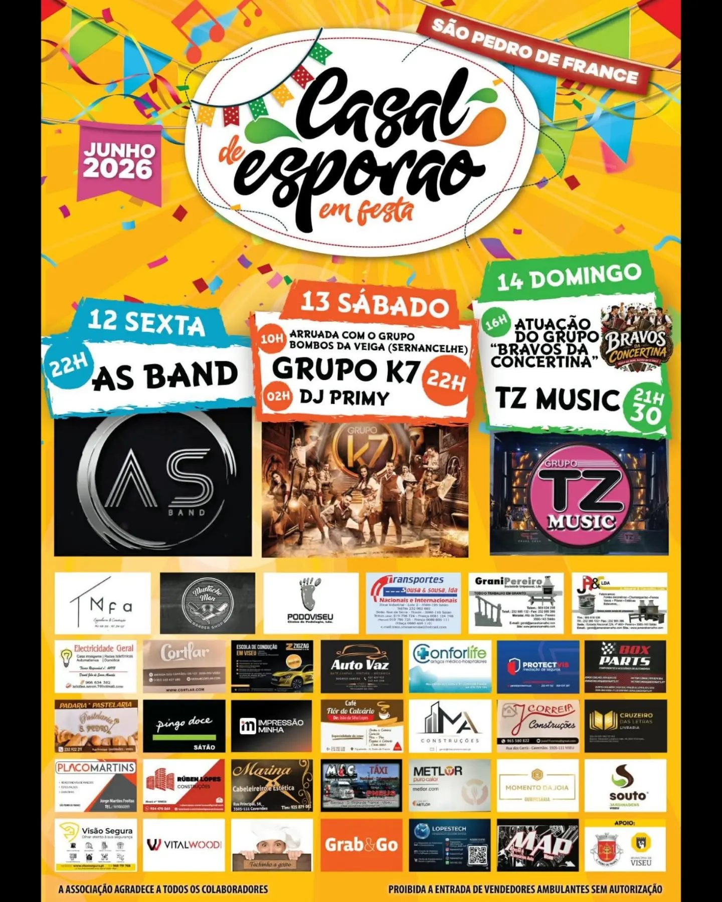 Cartaz de Casal de Esporão em Festa