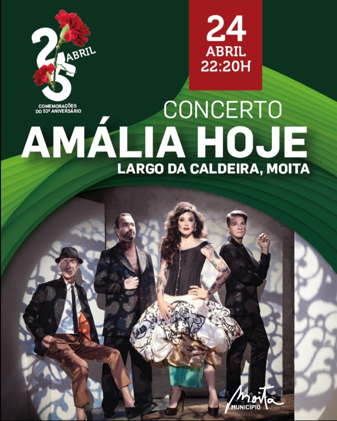 Cartaz de Comemorações do 25 de Abril