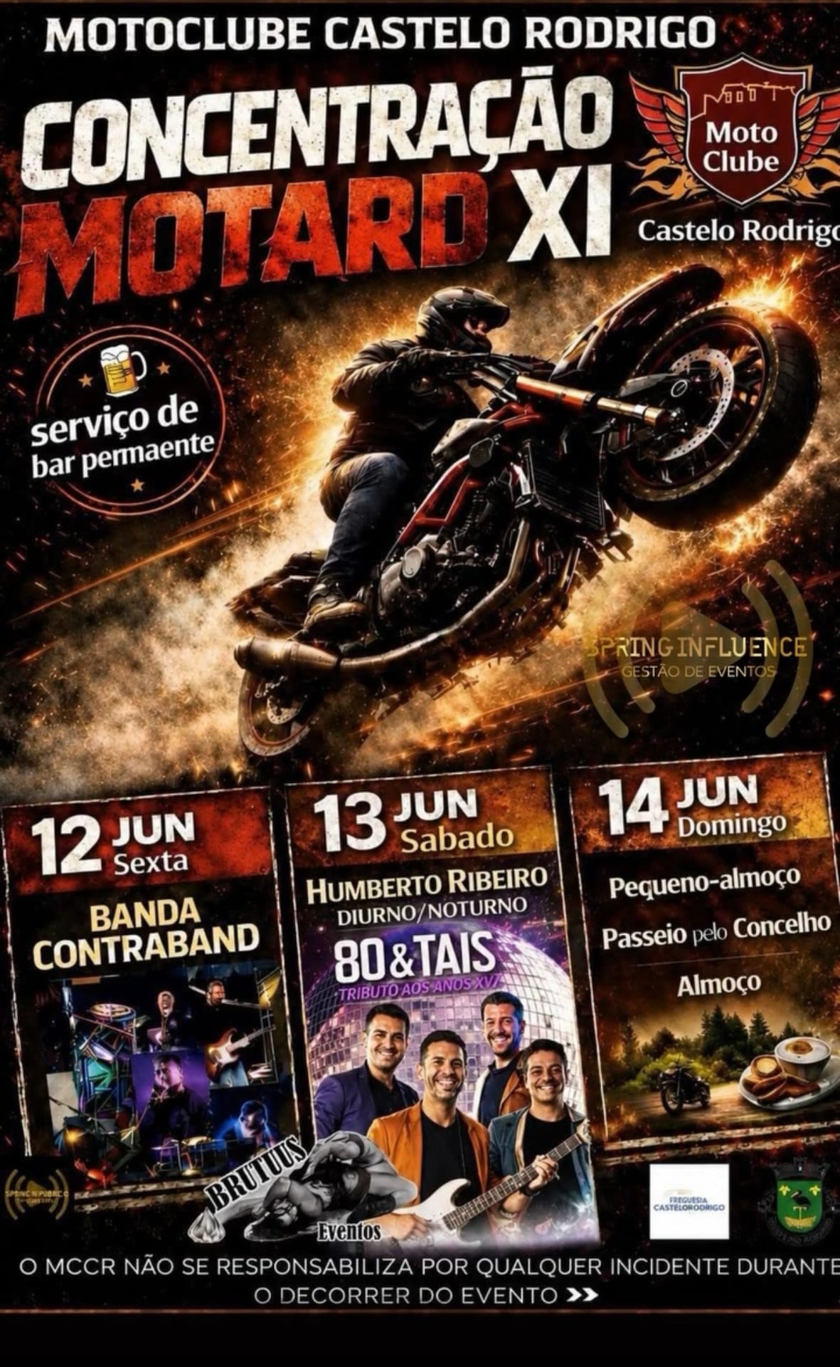 Cartaz de Concentração Motard XI