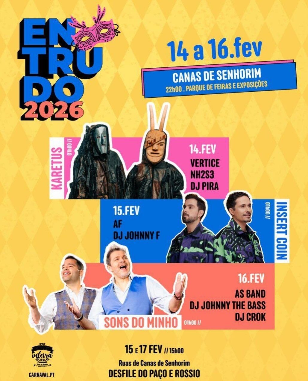 Cartaz de Entrudo 2026 - Canas de Senhorim