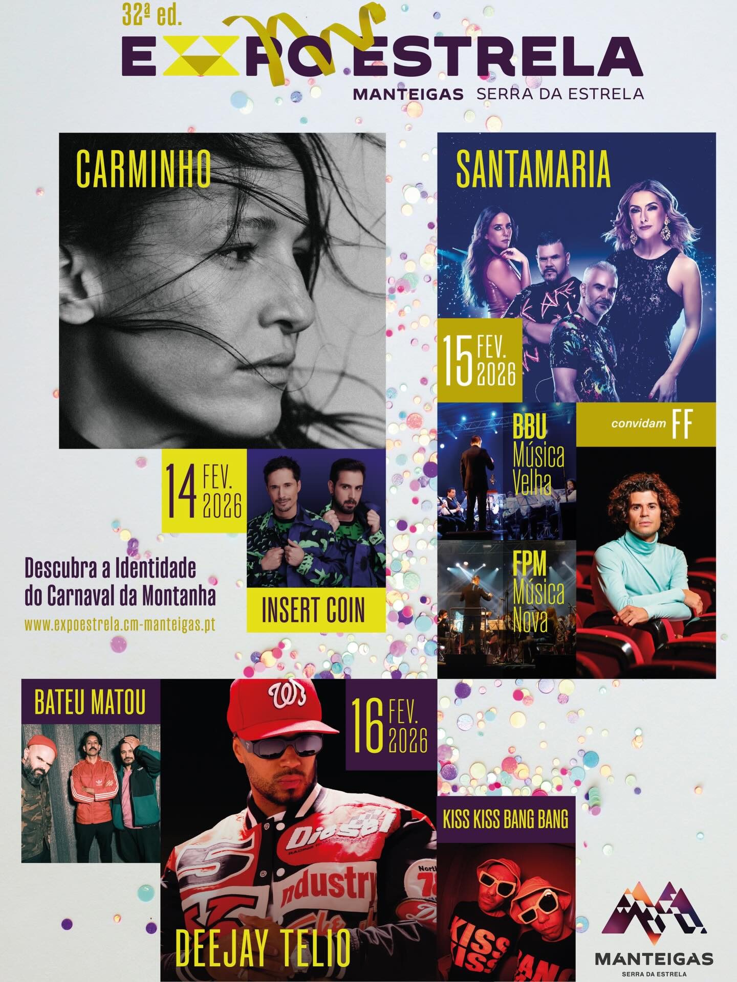 Cartaz de Expo Estrela 2026 – Carnaval da Montanha