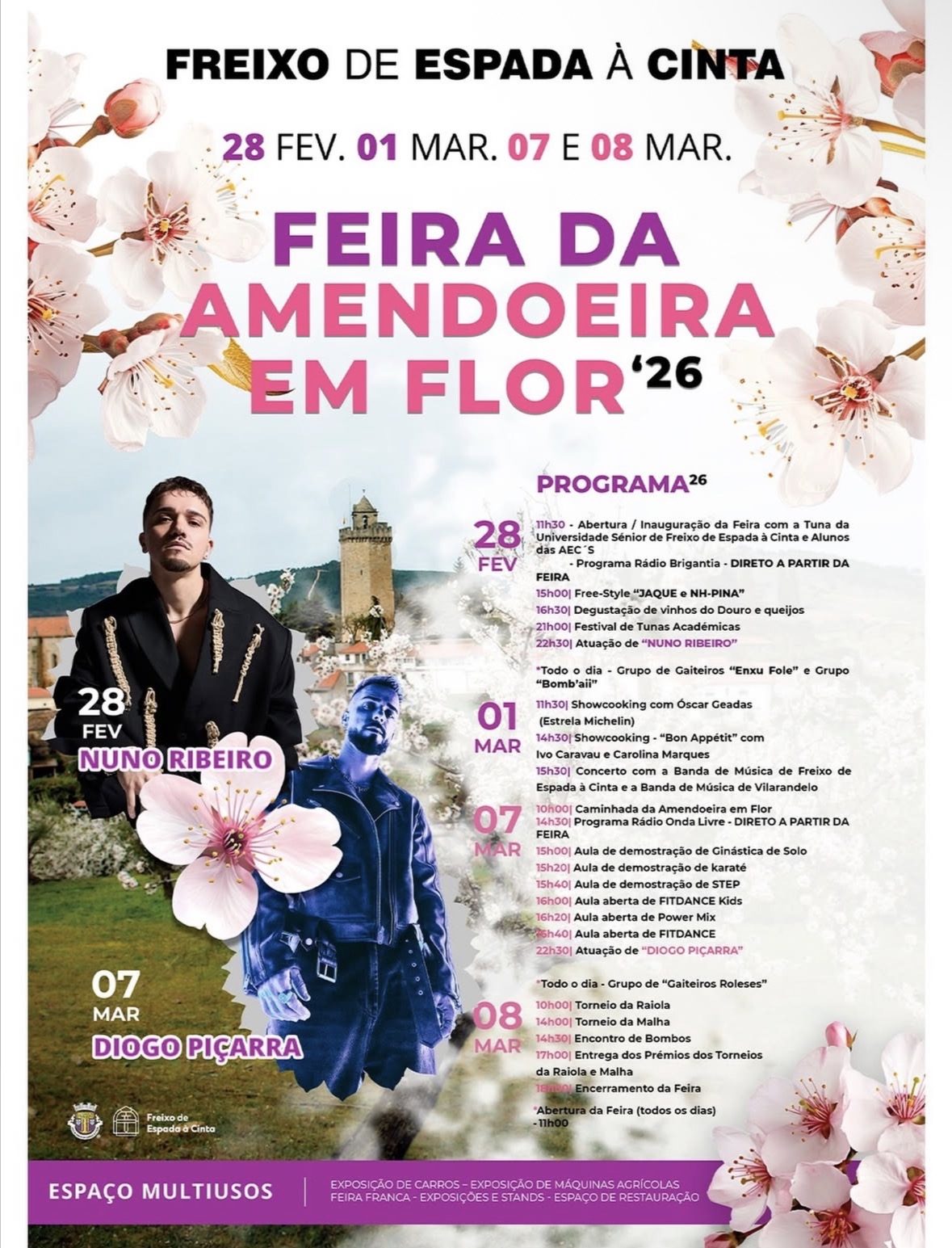 Cartaz de Feira da Amendoeira em Flor