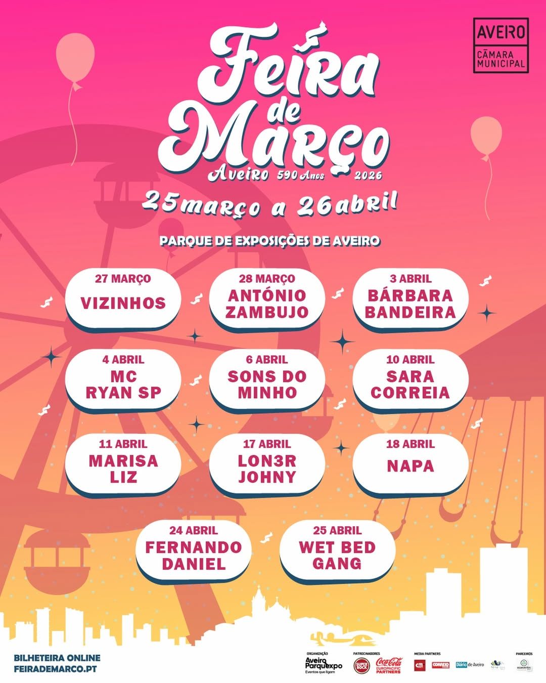 Cartaz de Feira de Março