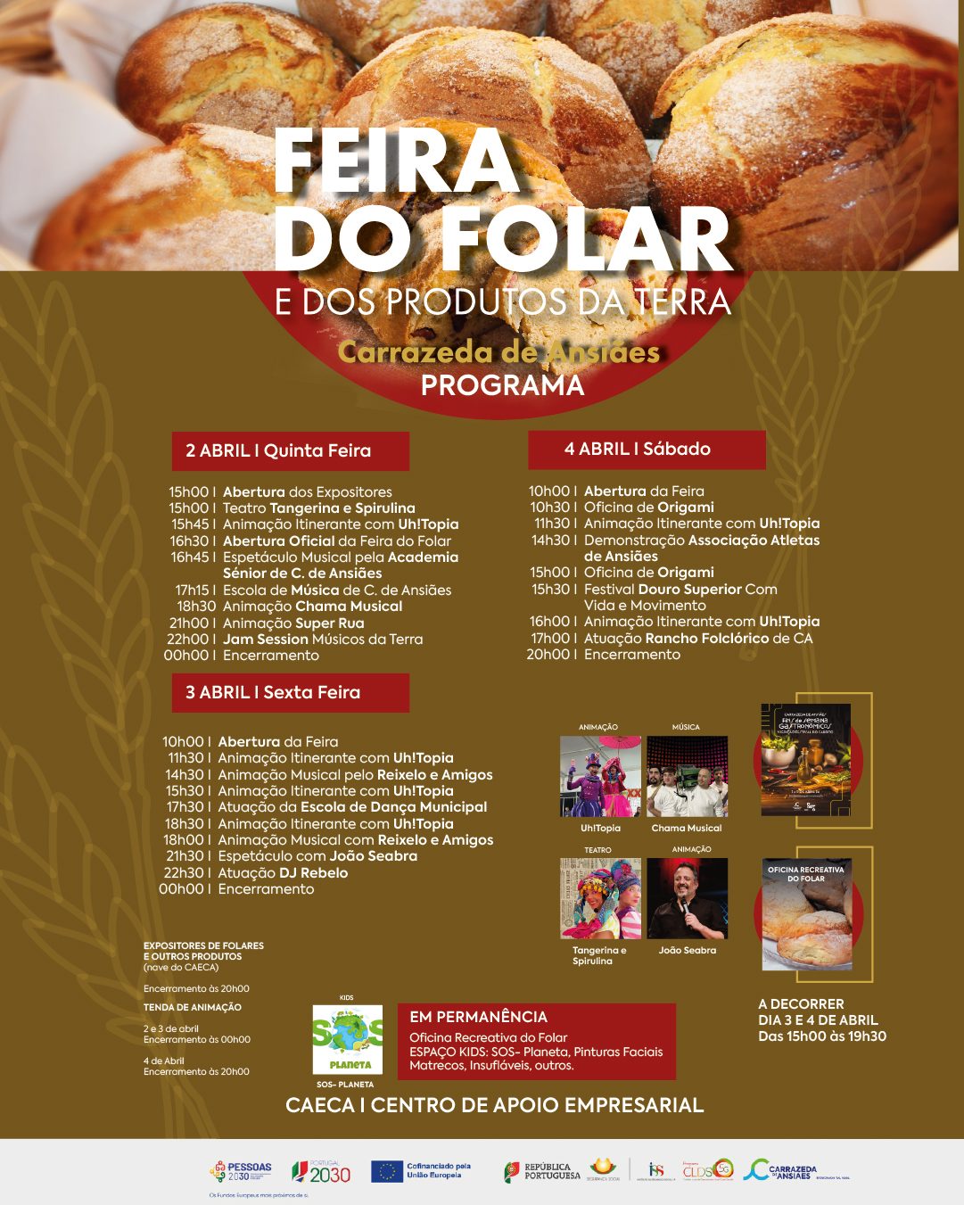 Cartaz de Feira do Folar e dos Produtos da Terra