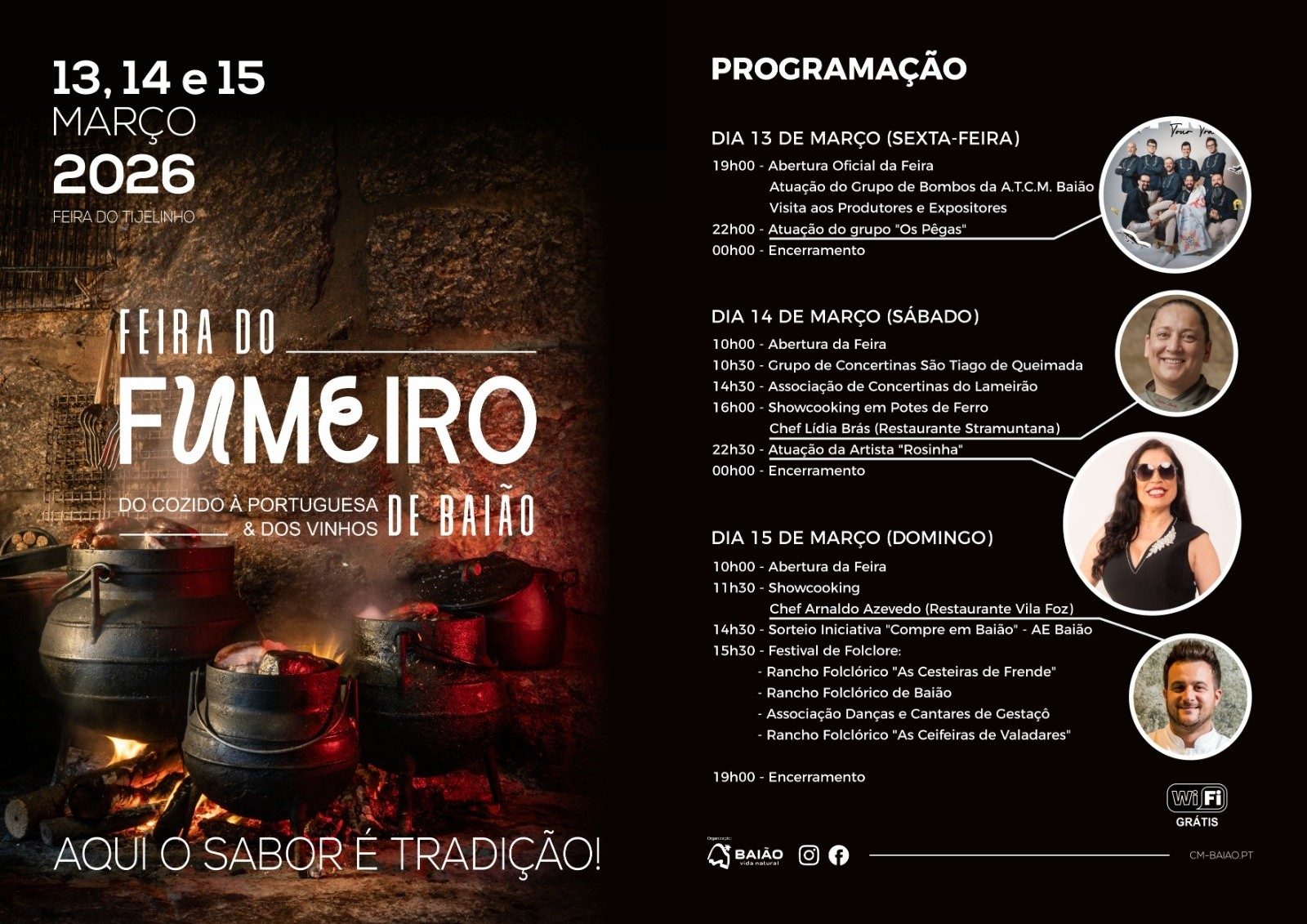 Cartaz de Feira do Fumeiro de Baião