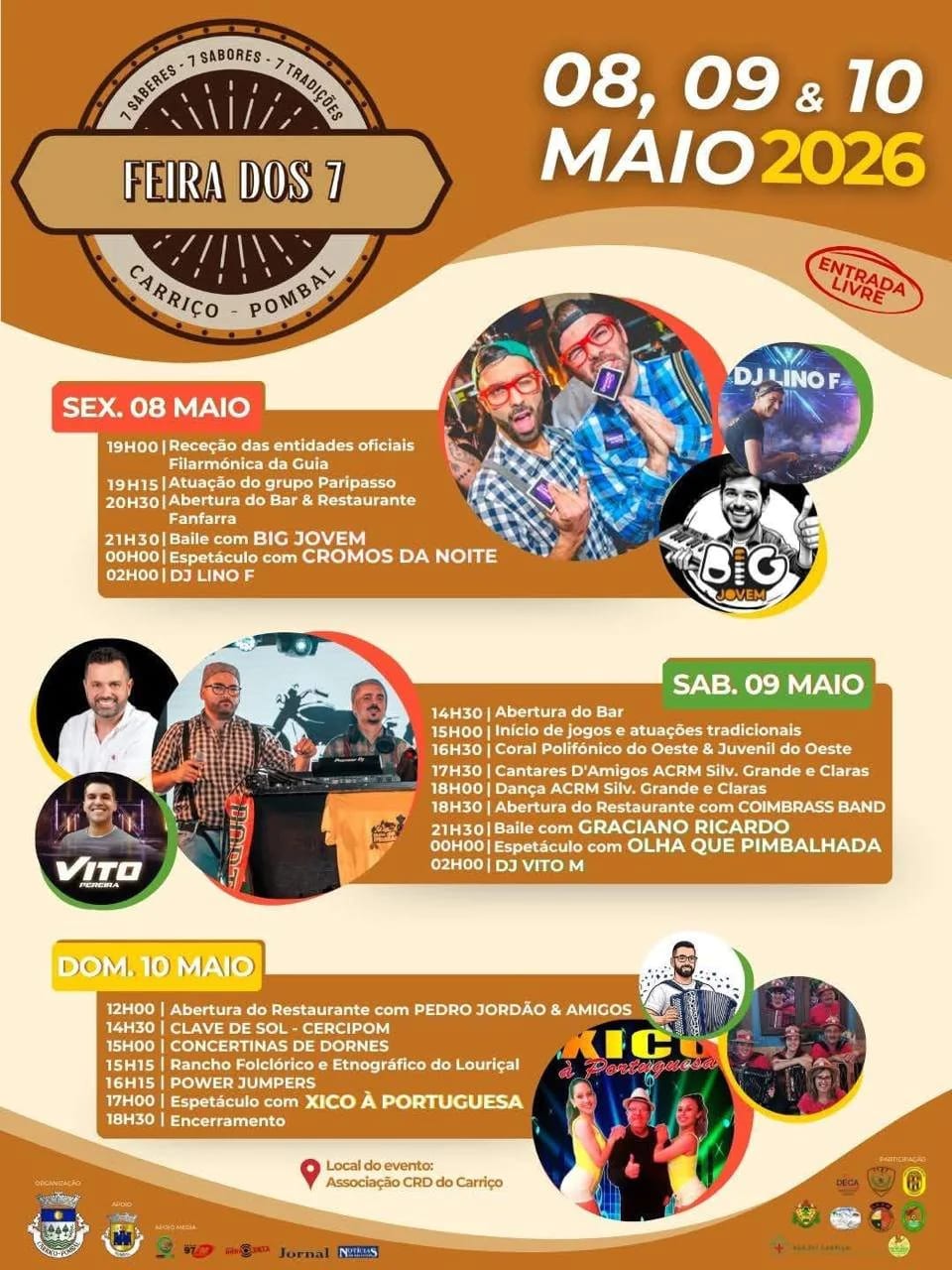 Cartaz de Feira dos 7