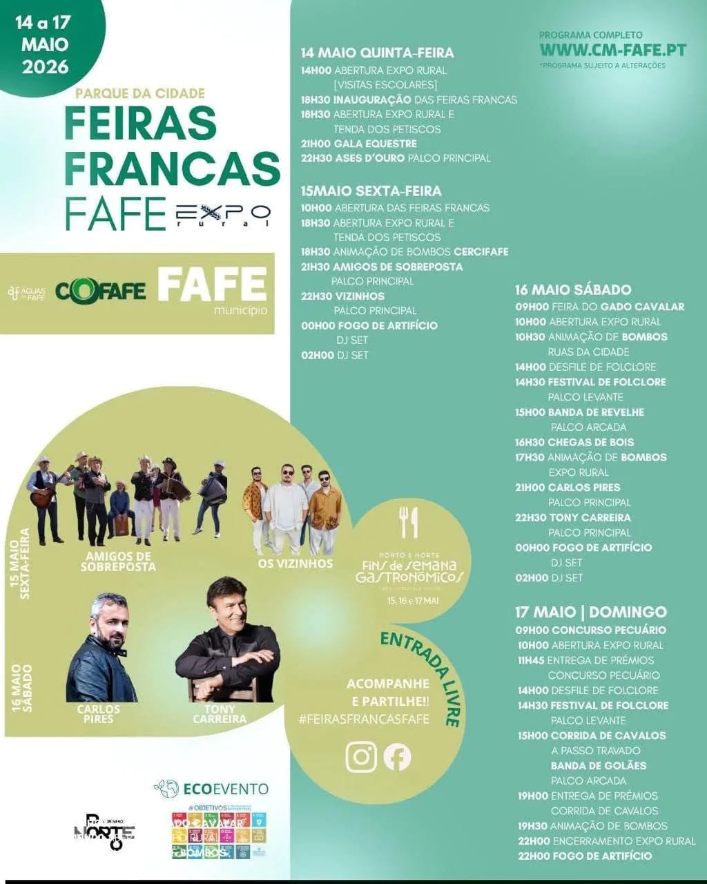 Cartaz de Feiras Francas