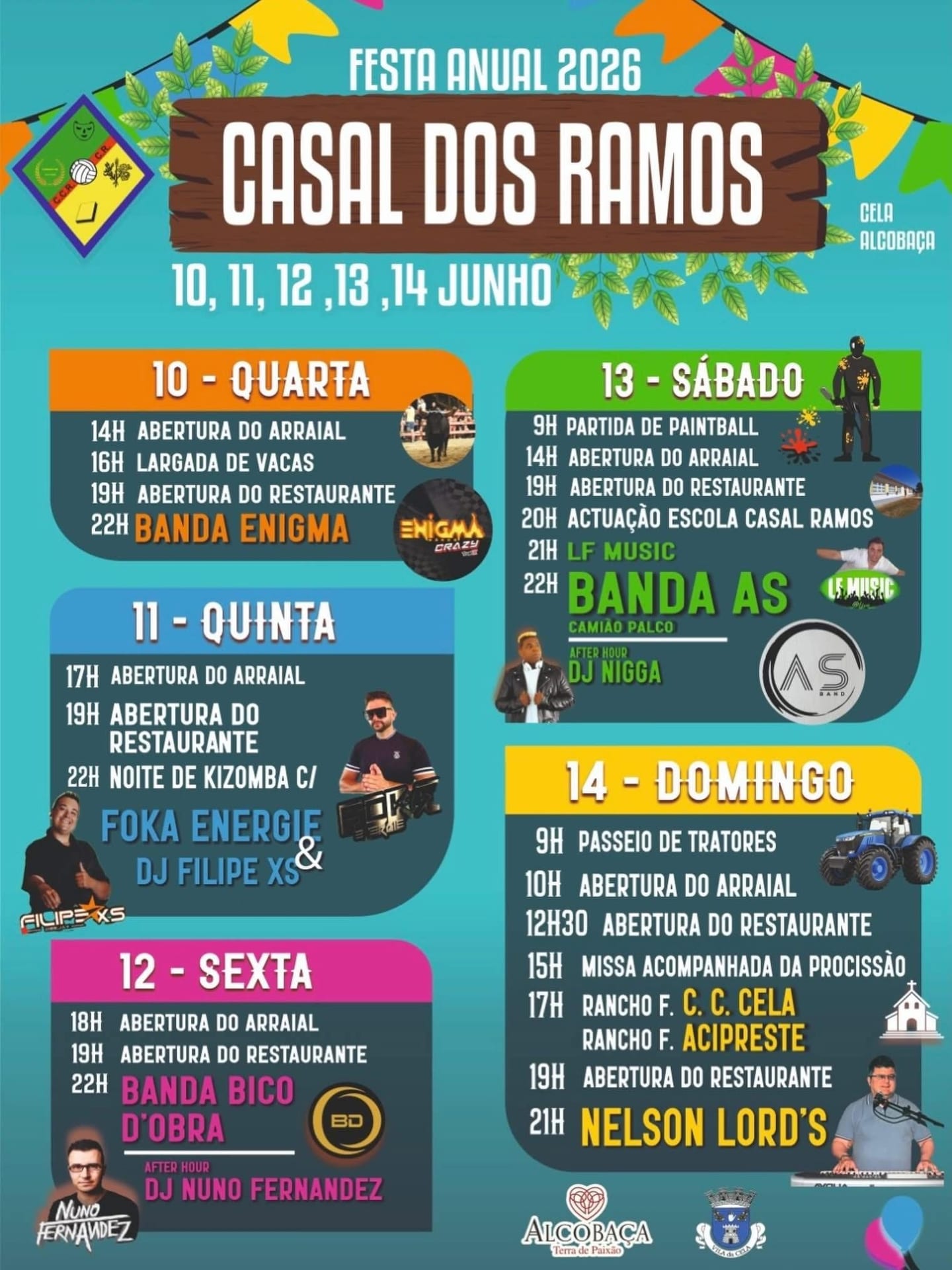 Cartaz de Festa Anual de Casal dos Ramos