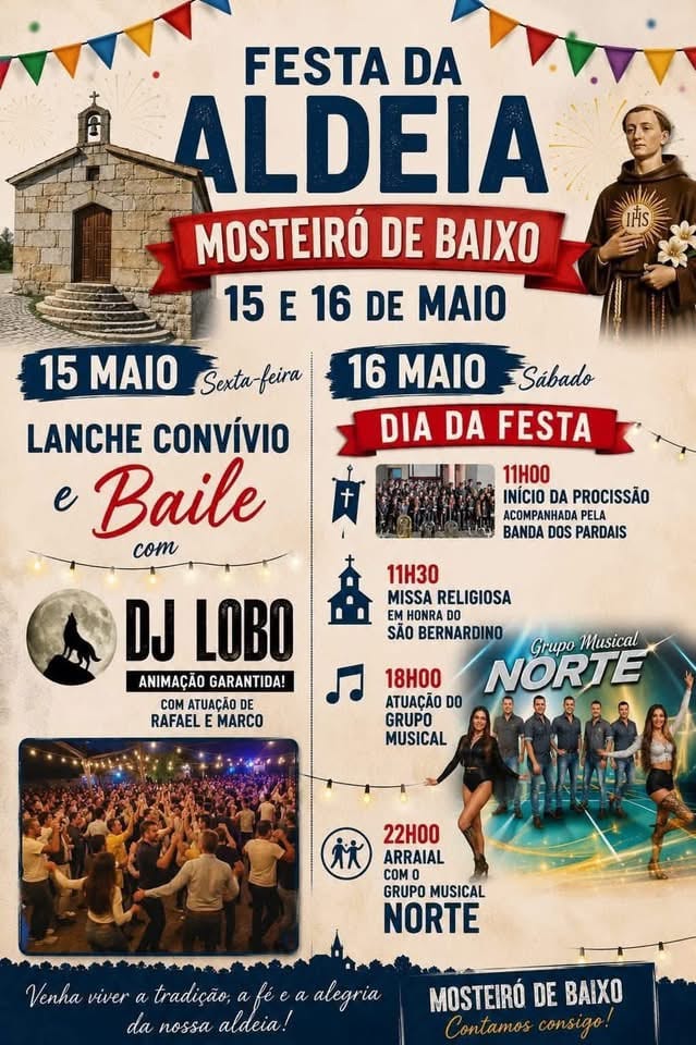 Cartaz de Festa da Aldeia