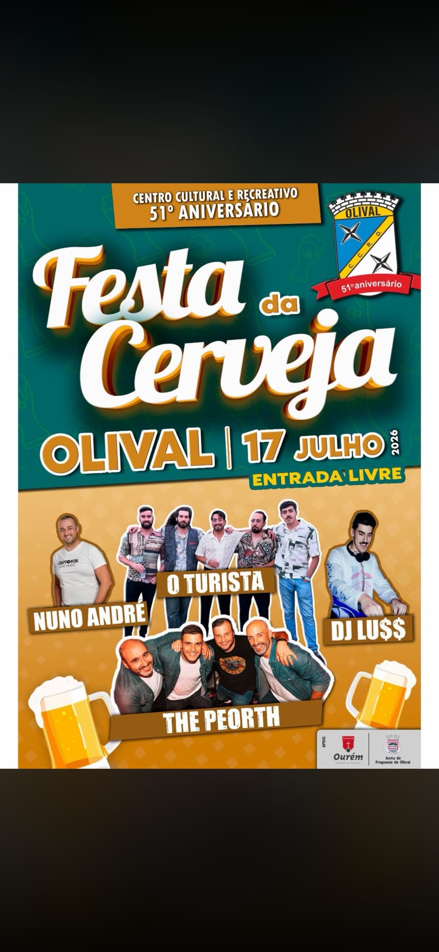 Cartaz de Festa da Cerveja