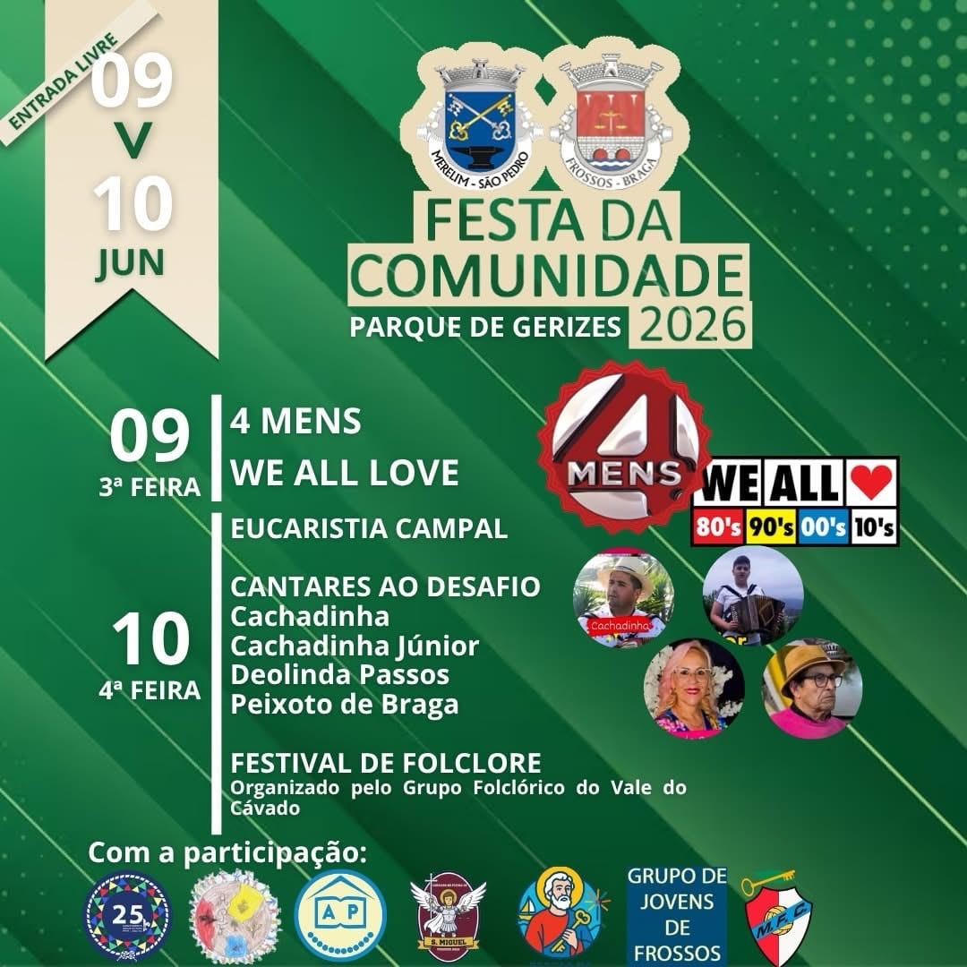 Cartaz de Festa da Comunidade