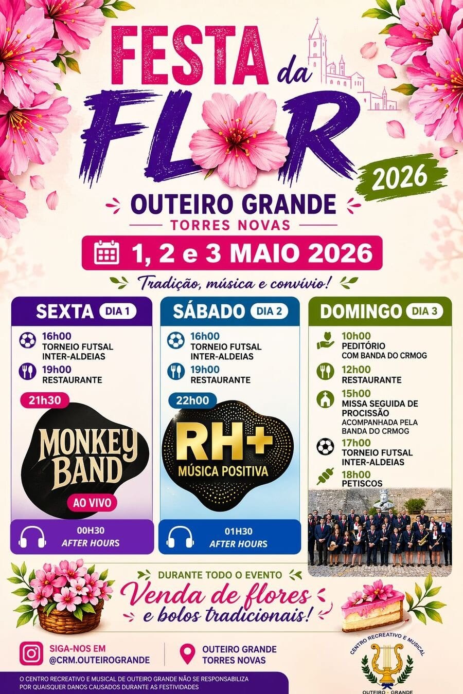 Cartaz de Festa da Flor