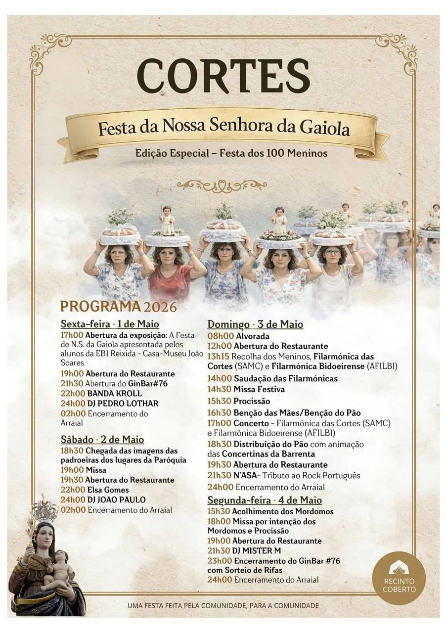 Cartaz de Festa da N.ª Sr.ª da Gaiola 