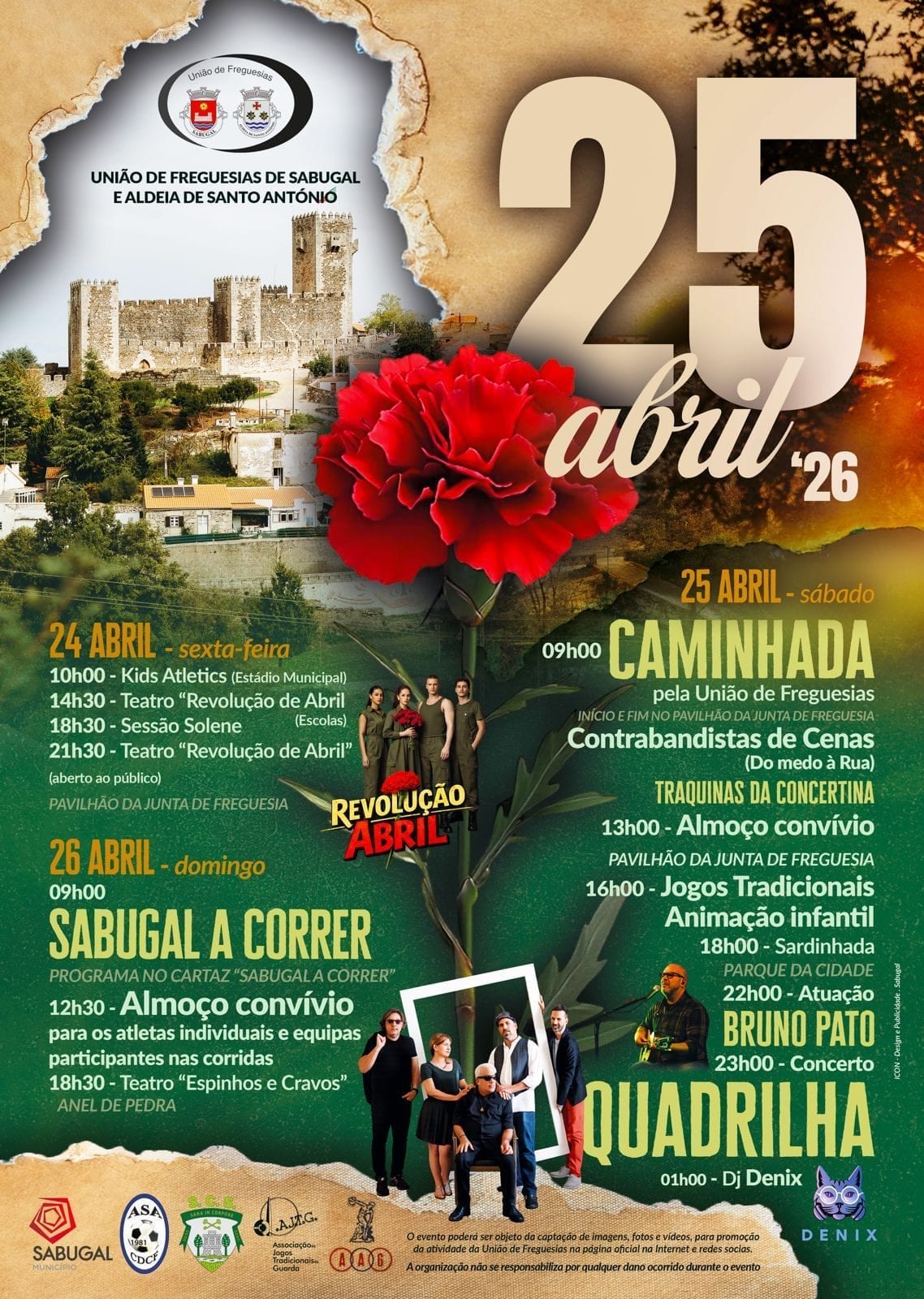 Cartaz de Festa da Revolução de Abril