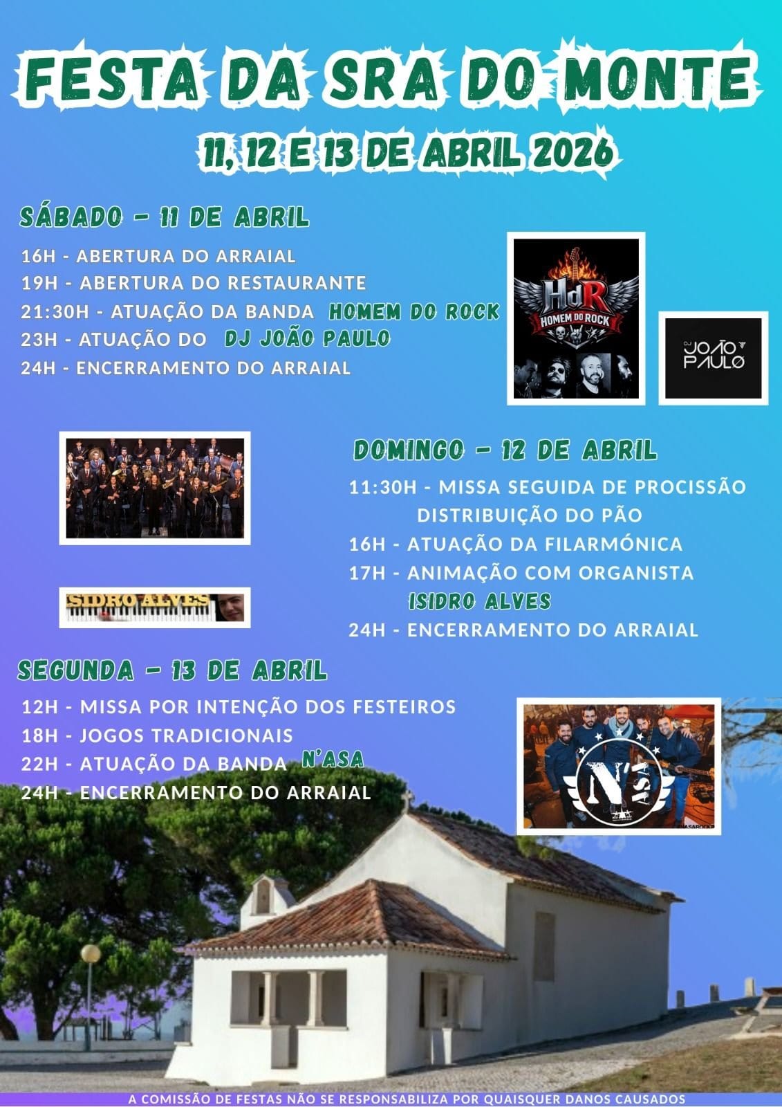 Cartaz de Festa da Sr.ª do Monte