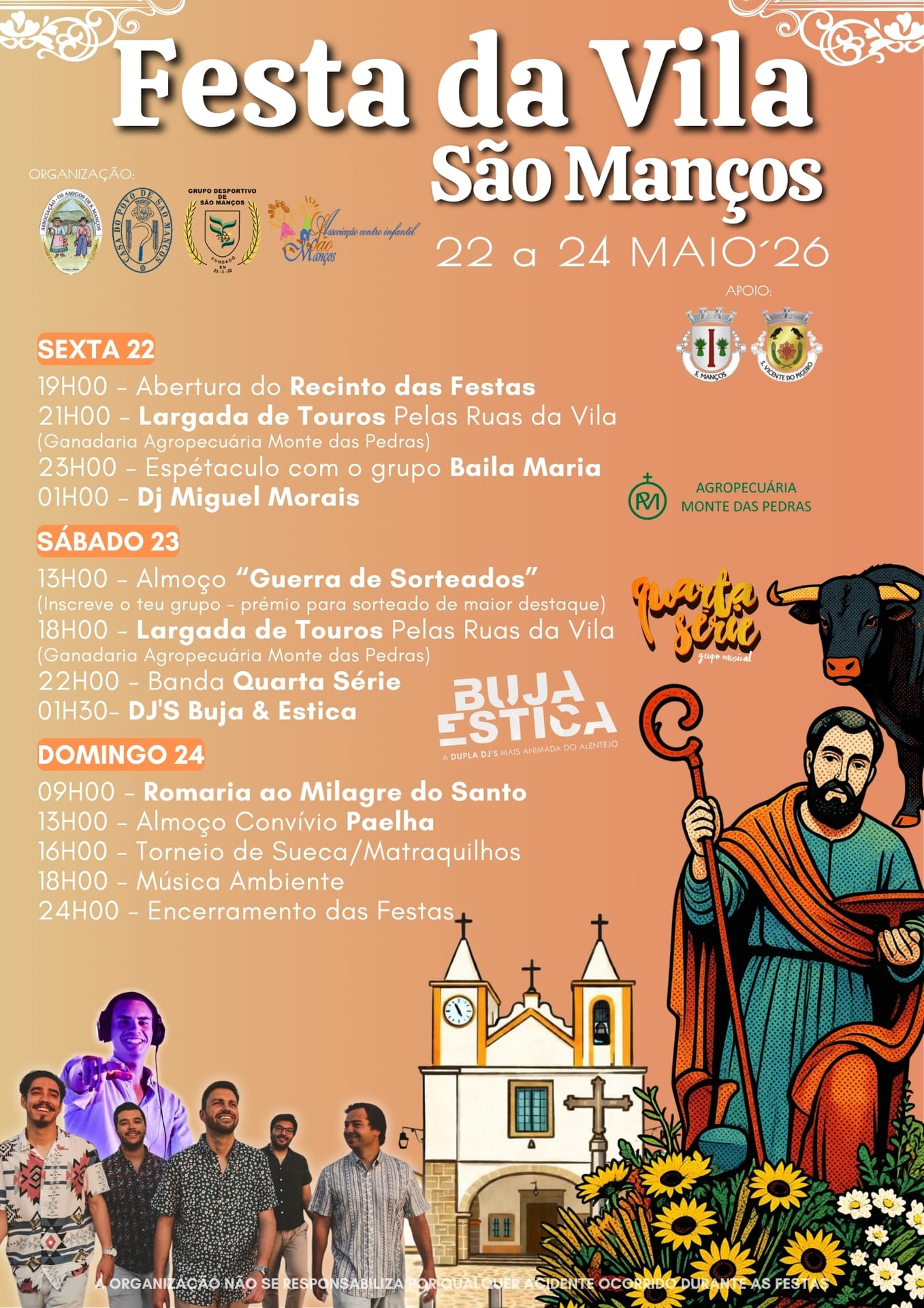 Cartaz de Festa da Vila