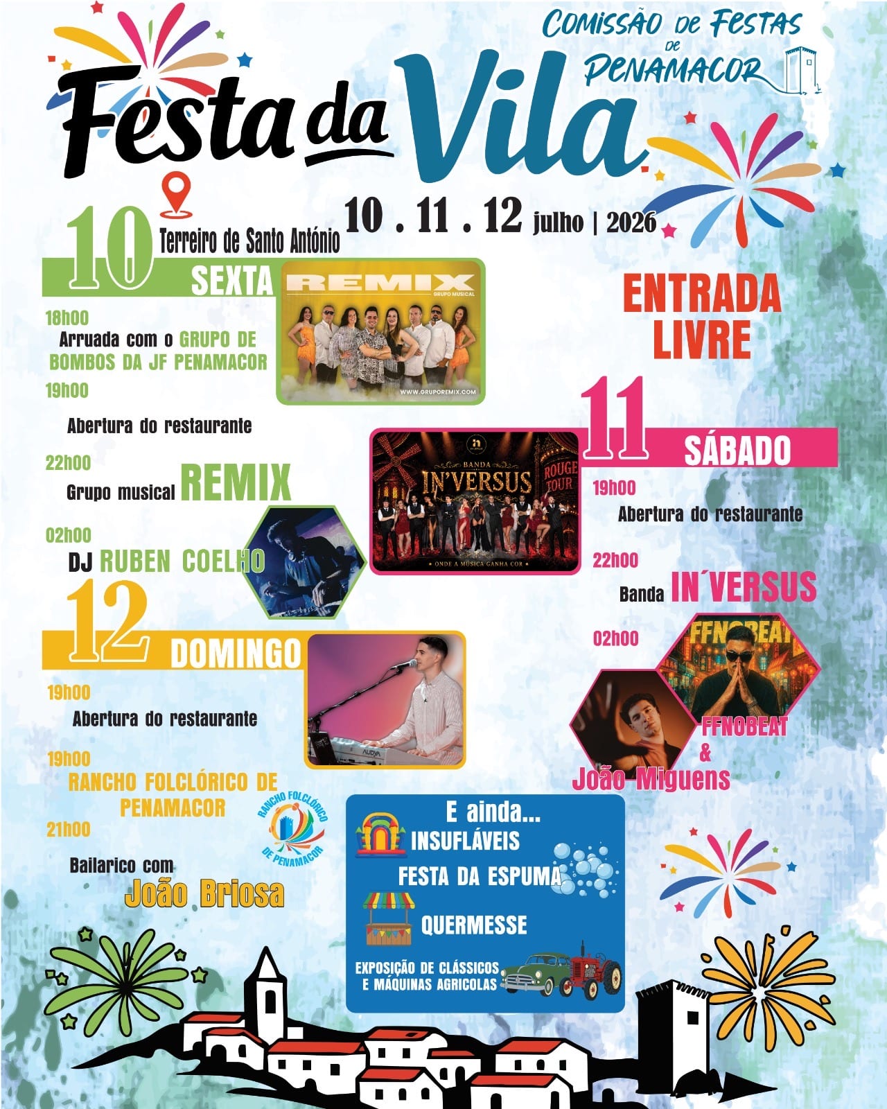 Cartaz de Festa da Vila