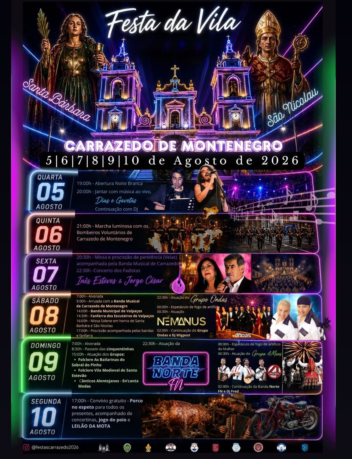 Cartaz de Festa da Vila