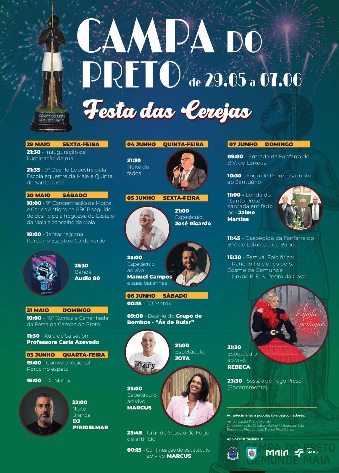Cartaz de Festa das Cerejas