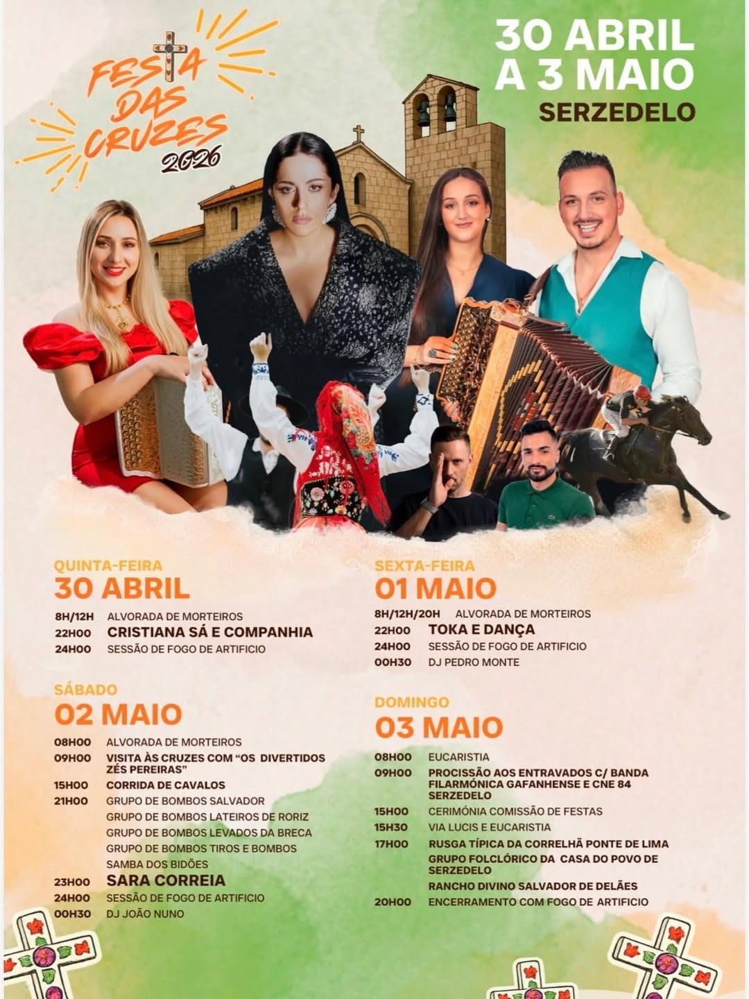 Cartaz de Festa das Cruzes