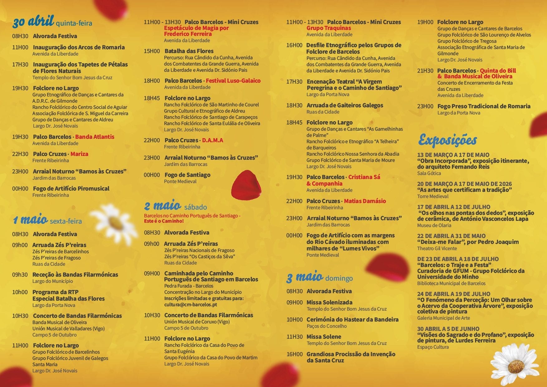 Cartaz de Festa das Cruzes